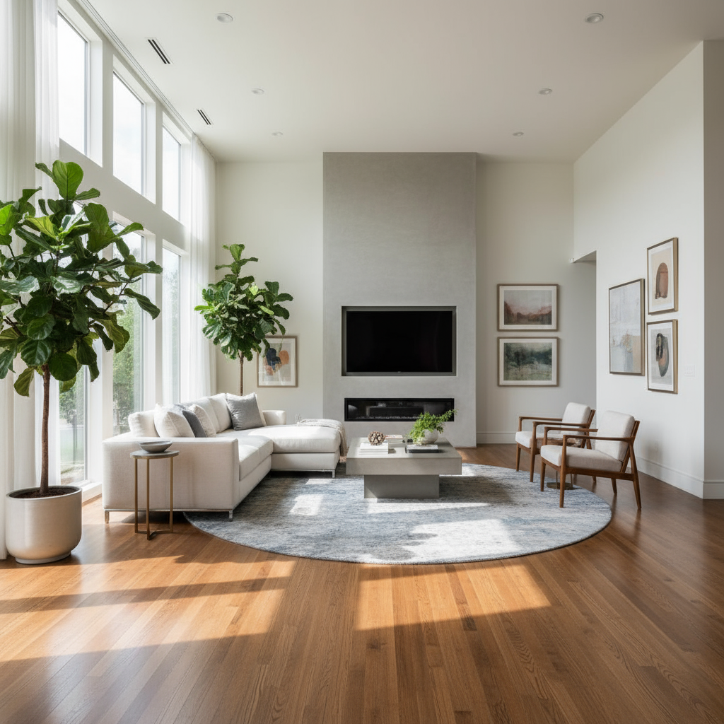 Living room flooring project